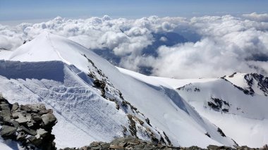 Castor Pennine Alpleri'nde üzerinden Mountainscape