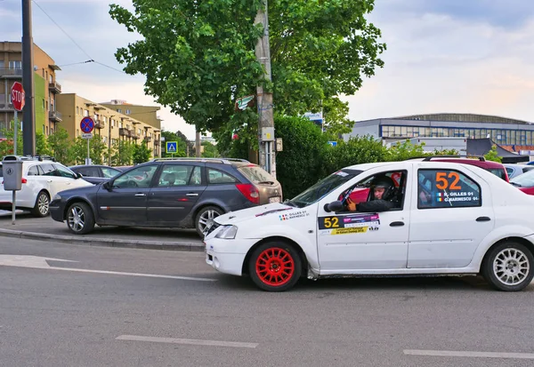 Cluj Napoca Romania May 2018 Race Car Races Street Transylvania — Stock Photo, Image