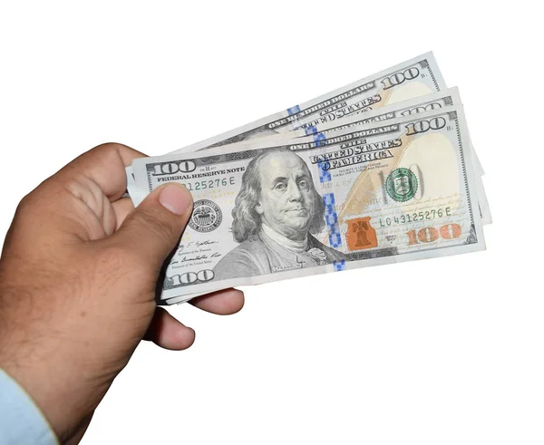 Usd banknot elinde tut