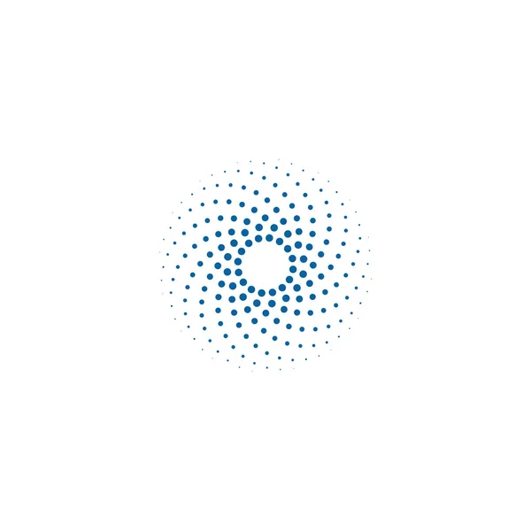 Moderno Abstract Halftone Dots Para Empresa Salud Negocios Tecnología Con — Vector de stock