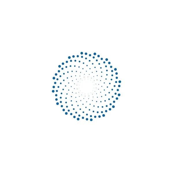 Moderno Abstract Halftone Dots Para Empresa Salud Negocios Tecnología Con — Archivo Imágenes Vectoriales