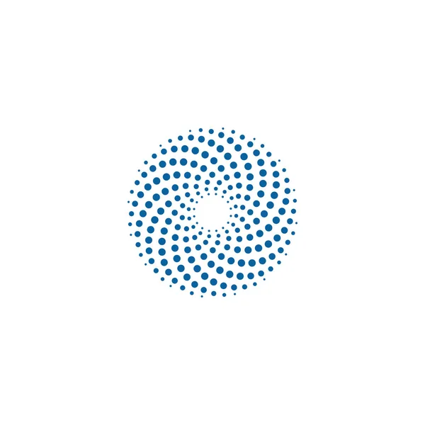 Moderno Abstract Halftone Dots Para Empresa Salud Negocios Tecnología Con — Archivo Imágenes Vectoriales