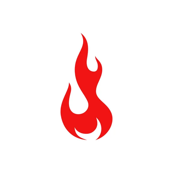 Modernes Flammenfeuerrotes Design — Stockvektor