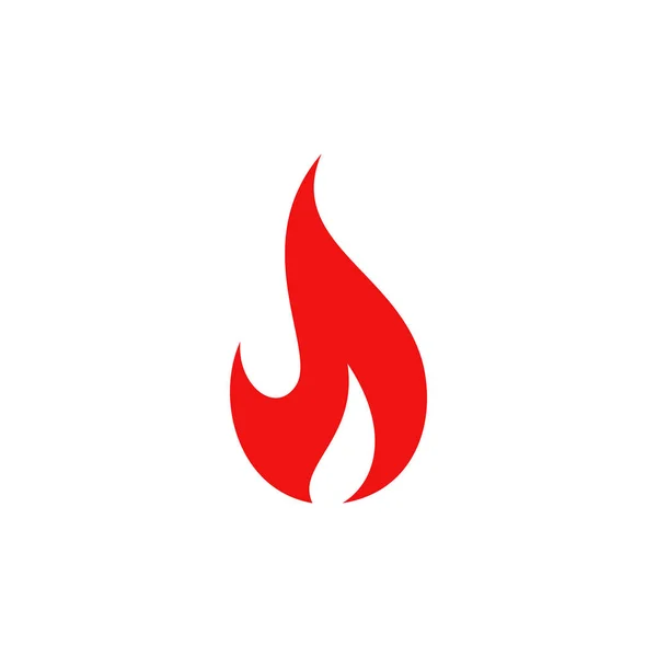 Desain Api Merah Modern - Stok Vektor