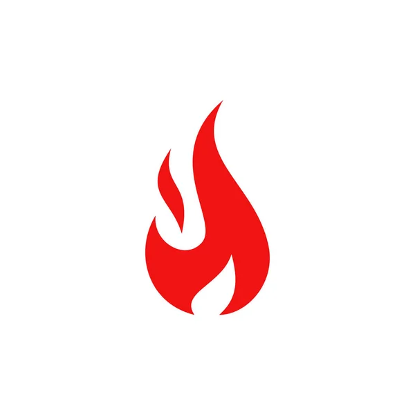 Modernes Flammenfeuerrotes Design — Stockvektor