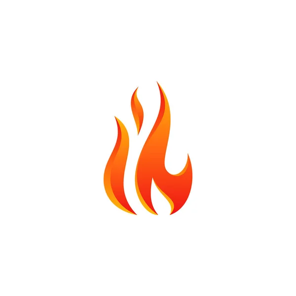 Modernes Flammenfeuerrotes Design — Stockvektor