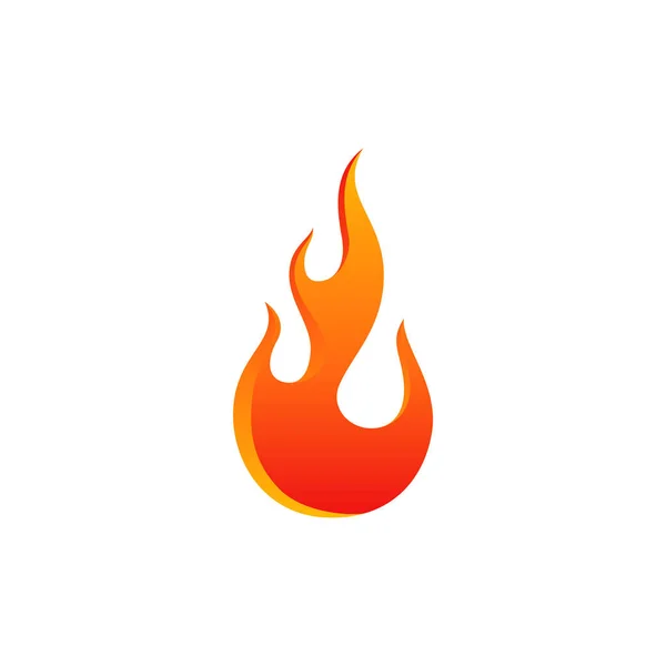 Modernes Flammenfeuerrotes Design — Stockvektor