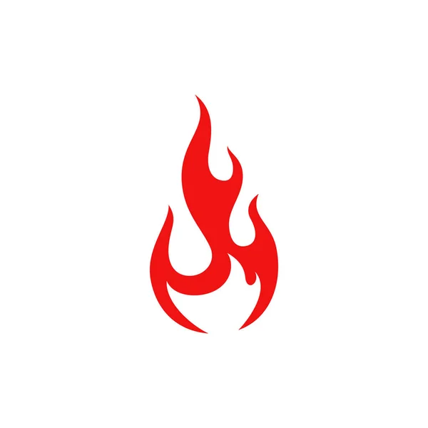 Modernes Flammenfeuerrotes Design — Stockvektor