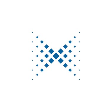 Modern soyut yarı ton nokta arka plan düz şablonu