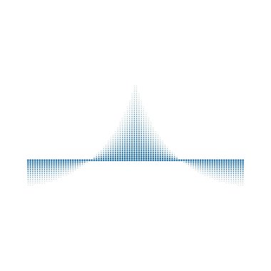 Modern soyut yarı ton nokta arka plan düz şablonu