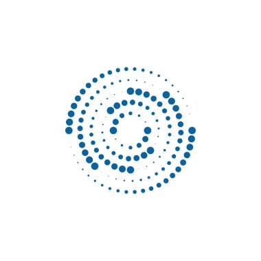 Modern soyut yarı ton noktaları