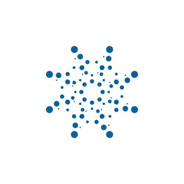 Modern soyut yarı ton noktaları