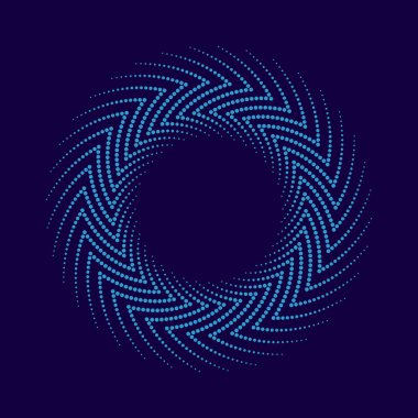 Modern soyut yarı ton sınır noktaları