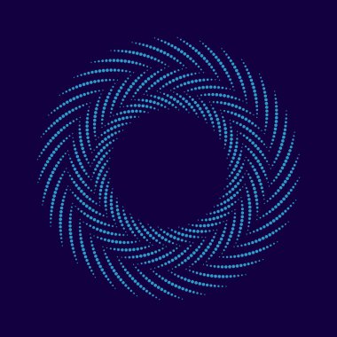 Modern soyut yarı ton sınır noktaları