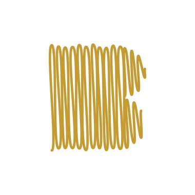 Modern trendy B harfi benzersiz simgesi tasarım