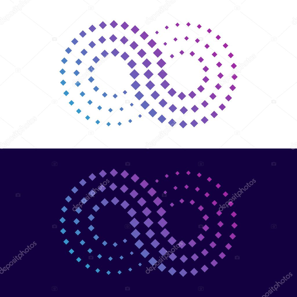 Modern Abstract Halftone Dots