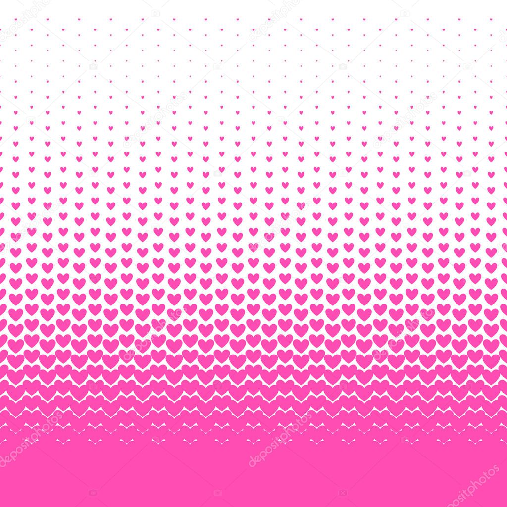 Heart Modern Abstract Halftone Dots Background