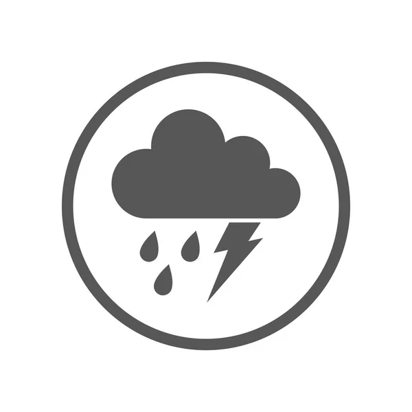 现代图标天气按钮应用程序 — 图库矢量图片