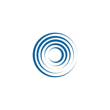 Soyut Swoosh koşuşturma Logo şablonu iplik