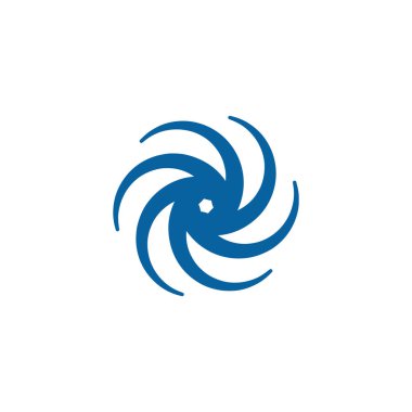 Soyut Swoosh koşuşturma Logo şablonu iplik