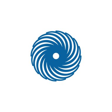 Soyut Swoosh koşuşturma Logo şablonu iplik