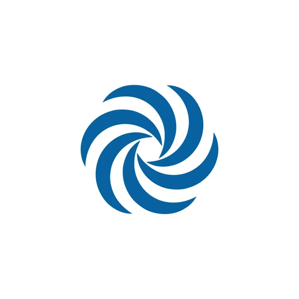 Soyut Swoosh koşuşturma Logo şablonu iplik