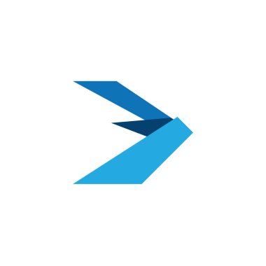 Modern ok simgesi Logo şablonu
