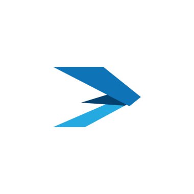 Modern ok simgesi Logo şablonu