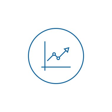 Modern Finans illüstrasyon simge şablonu ile modern yüksek son teknoloji iş finans şirketi için bak