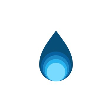 Modern su damlacık simgesini Logo şablonu yeşil teknoloji iş gaz petrol şirketi ile modern yüksek son için bak