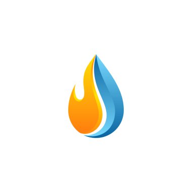 Modern su damlacık simgesini Logo şablonu yeşil teknoloji iş gaz petrol şirketi ile modern yüksek son için bak