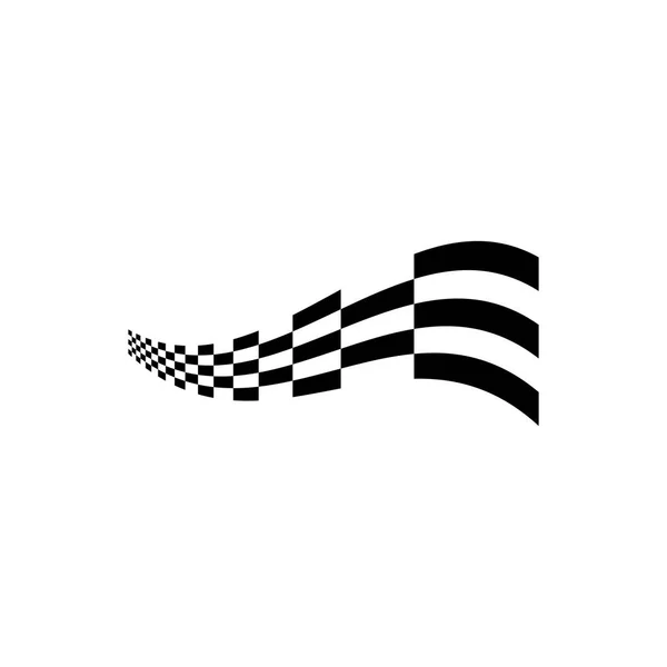Plantilla Fondo Bandera Carrera Moderna Para Calcomanía Logotipo Automotriz Velocidad — Vector de stock