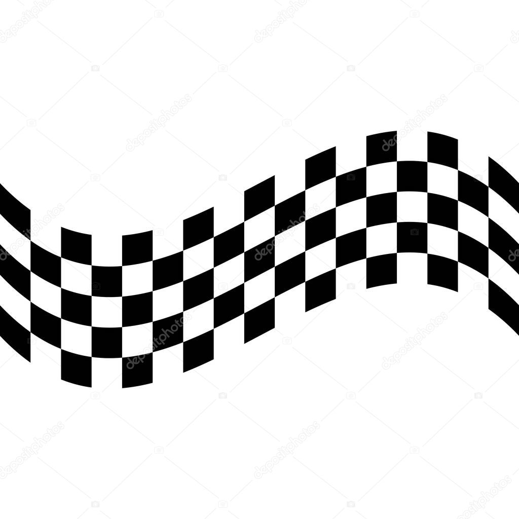 Modern Race Flag Background Template for automotive logo decal fast speed with high end look