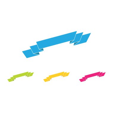 Modern klasik şerit Tittle afiş şablon