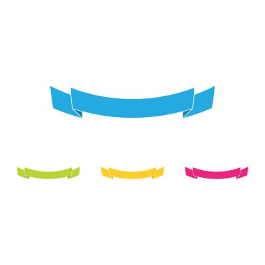 Modern klasik şerit Tittle afiş şablon