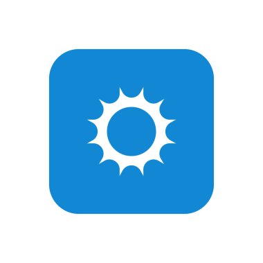 Modern simgesi hava düğmesini uygulamalar ile serin renk ve yüksek son bak