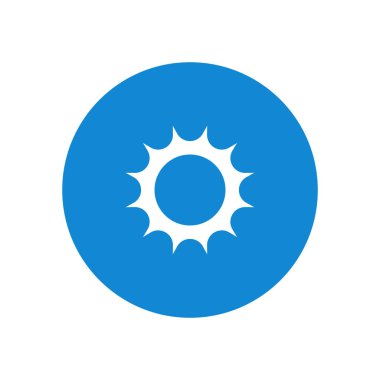 Modern simgesi hava düğmesini uygulamalar ile serin renk ve yüksek son bak