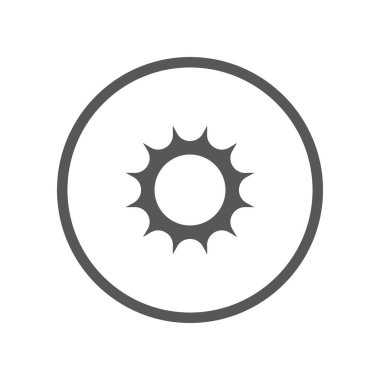 Modern simgesi hava düğmesini uygulamalar ile serin renk ve yüksek son bak