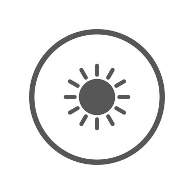 Modern simgesi hava düğmesini uygulamalar ile serin renk ve yüksek son bak