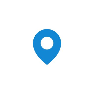 Modern iletişim bize ulaşın simgeleri tasarım simgeler tüm şirket ile yüksek son bak beyaz arka plan üzerinde izole mavi renk vektör çizim üzerinde teknoloji iş için