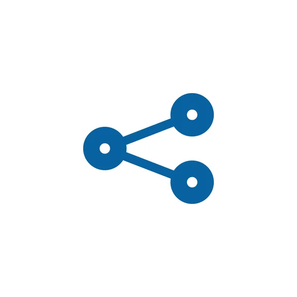 Compartir Las Redes Sociales Iconos Símbolos Diseño Para Negocio Tecnología — Vector de stock