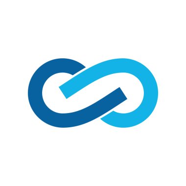 Modern sonsuzluk simgesi simgeleri logo şablonu ile yüksek son teknoloji iş sağlık şirketi için bak