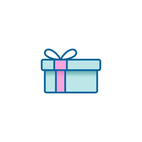 Moderne Geschenk Icons Für Den Elektronischen Handel Geschäft Einkaufen Geschäft — Stockvektor