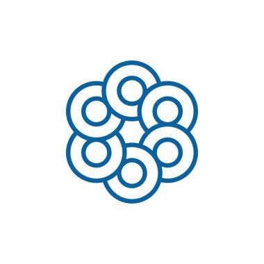 Modern yüksek son görünüm ile teknoloji iş sağlığı şirketi için Benzersiz Yeni Geometrik Tasarım Simge Simge Logo