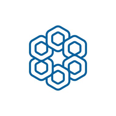 Modern yüksek son görünüm ile teknoloji iş sağlığı şirketi için Benzersiz Yeni Geometrik Tasarım Simge Simge Logo