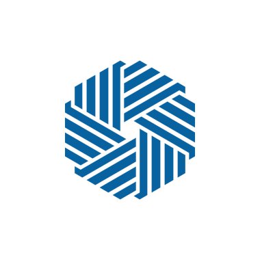 Modern yüksek son görünüm ile teknoloji iş sağlığı şirketi için Benzersiz Yeni Geometrik Tasarım Simge Simge Logo