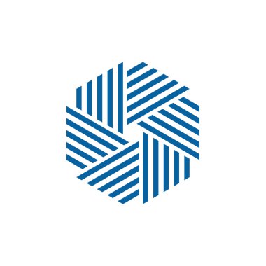 Modern yüksek son görünüm ile teknoloji iş sağlığı şirketi için Benzersiz Yeni Geometrik Tasarım Simge Simge Logo