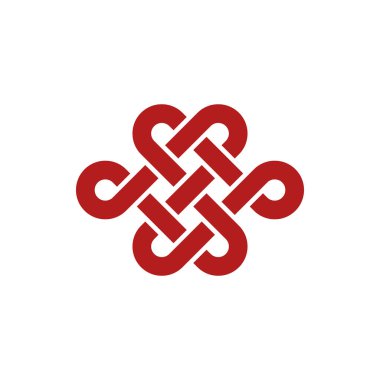 Modern yüksek son görünüm ile iş sağlığı şirketi dekorasyon için Benzersiz Knot Infinity Icon Logo Tasarım Şablonu 