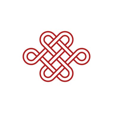 Modern yüksek son görünüm ile iş sağlığı şirketi dekorasyon için Benzersiz Knot Infinity Icon Logo Tasarım Şablonu 