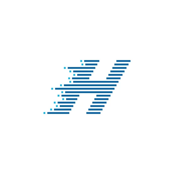Carta Moderna Icon Logo Design Template Technology Finance Business Health — Vetor de Stock